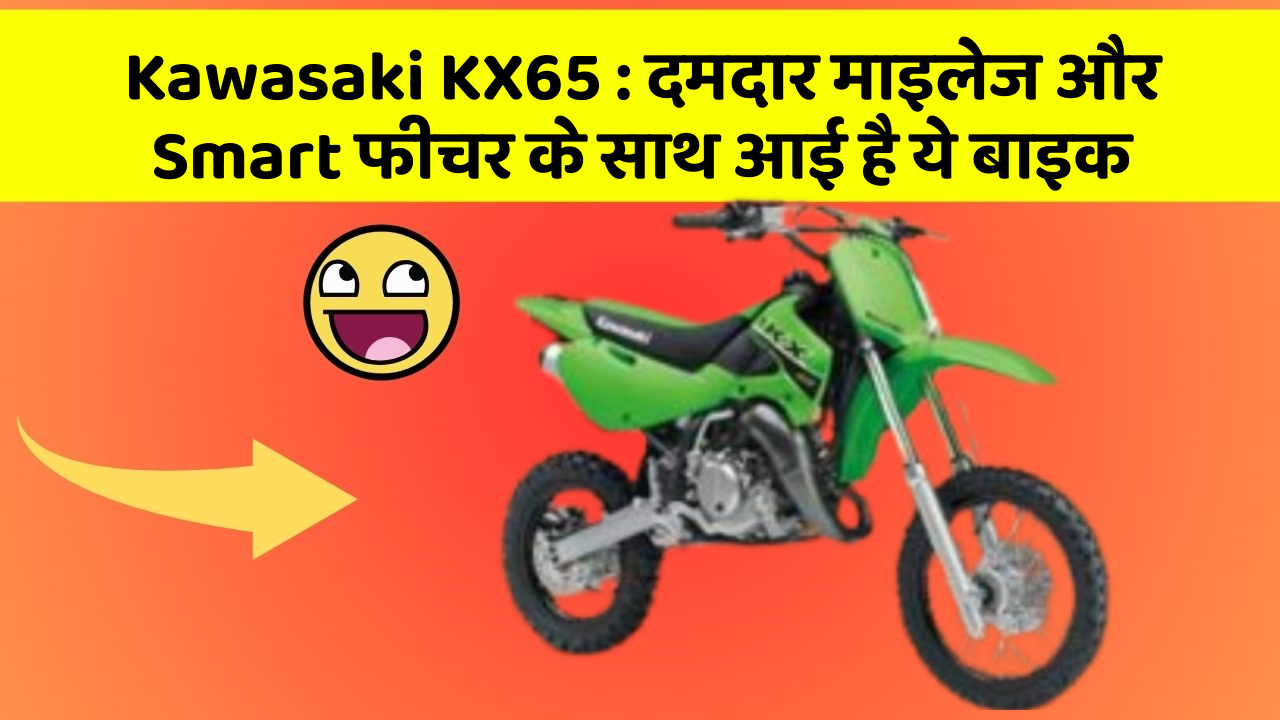 Kawasaki KX65: दमदार माइलेज और Smart फीचर के साथ आई है ये बाइक