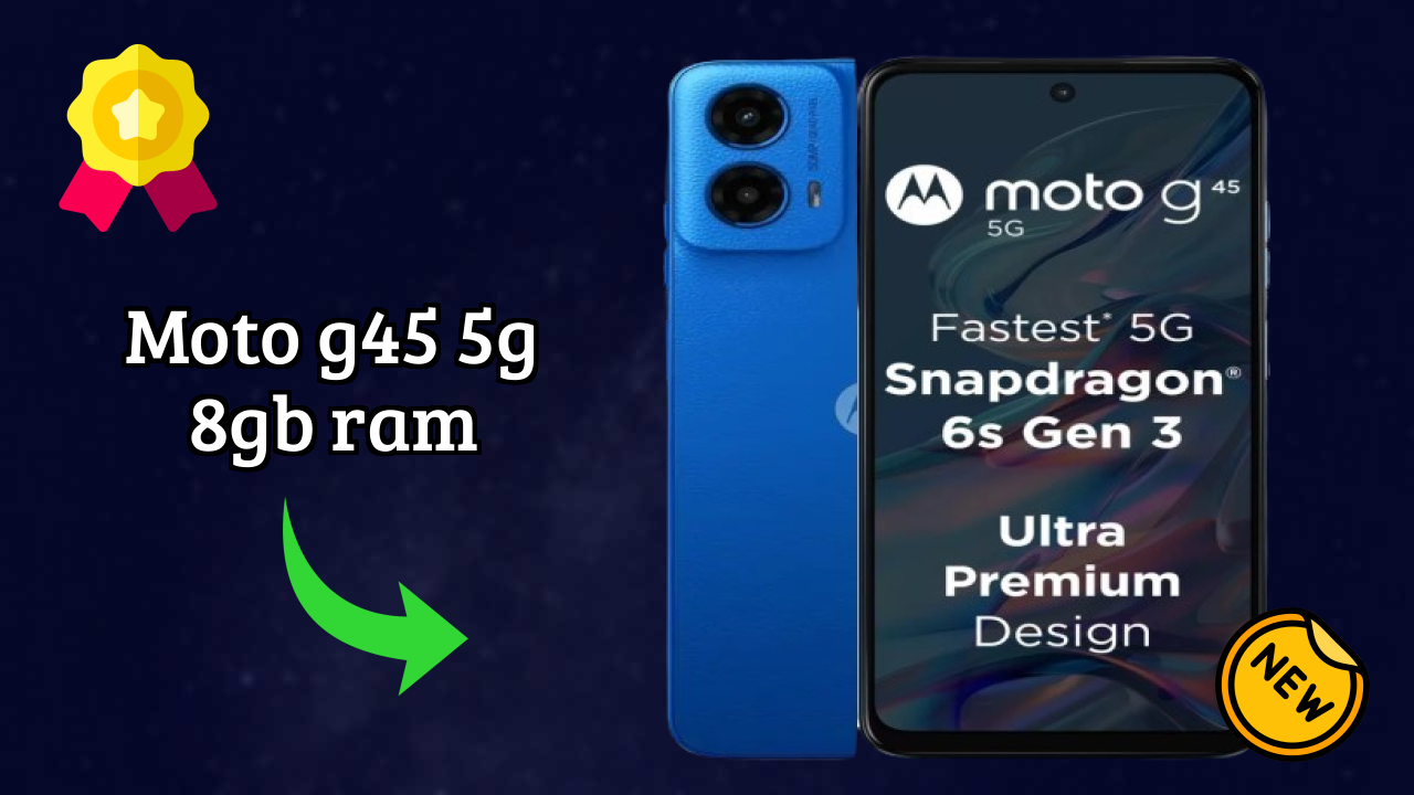 Moto G45 5G 8GB RAM at ₹12,180 - Best Features Explained
