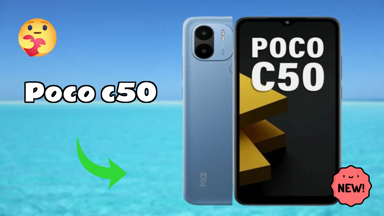 POCO C50 Display Size: 6.52 Inches (16.56 Cm) Screen Test