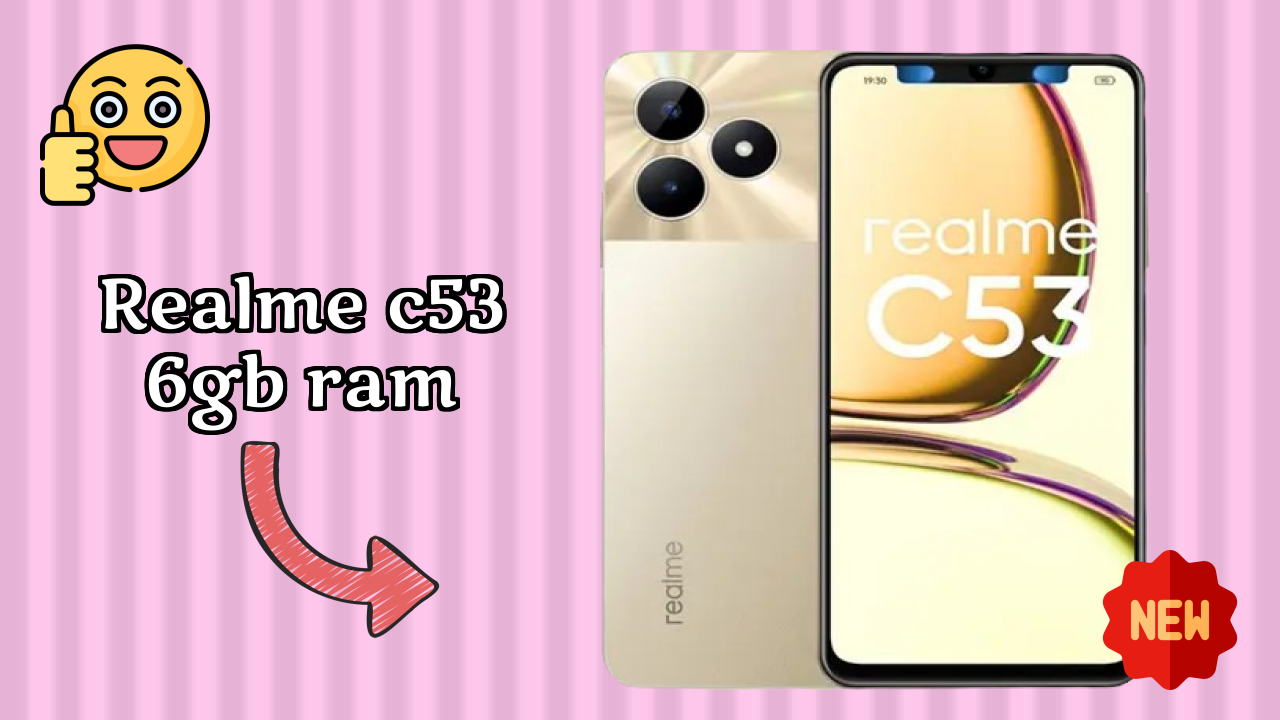 Realme C53 6GB RAM Display Analysis: 6.74 Inches (17.12 Cm) Screen