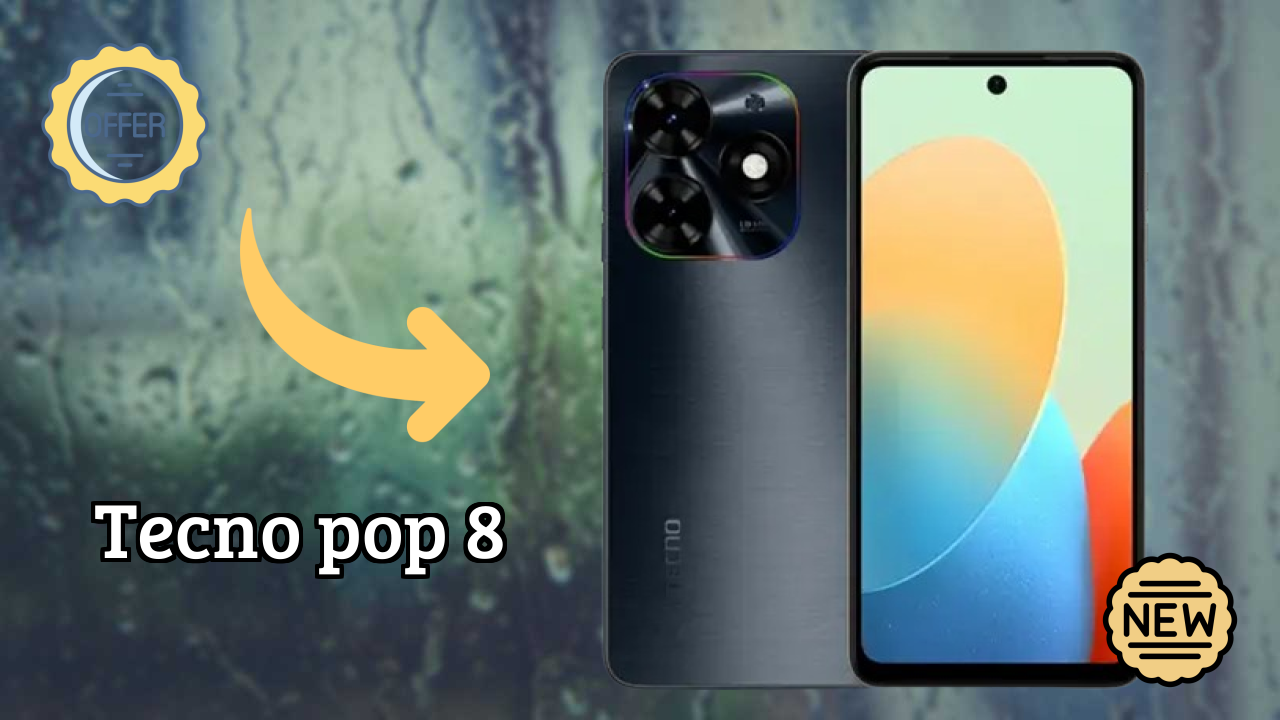 Tecno Pop 8 at ₹6,899 - Complete Specifications