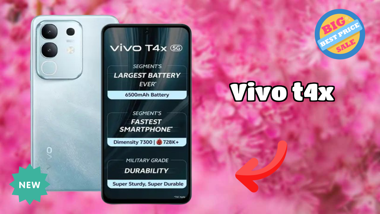 Vivo T4X Display Review: 6.72 Inches (17.07 Cm) Screen Size